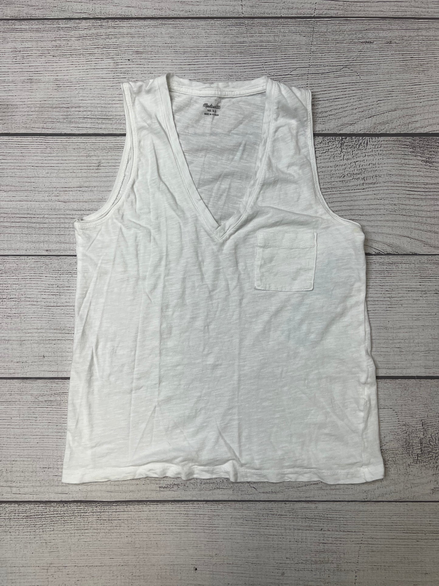 White Tank Top Madewell, Size Xs