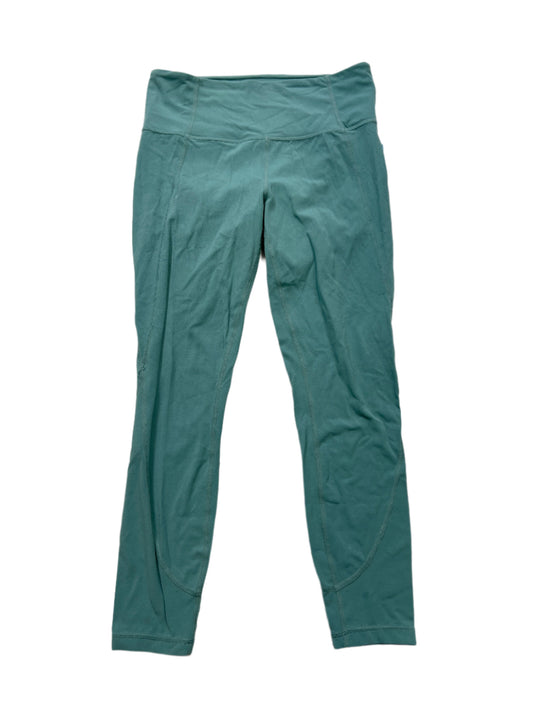 Athletic Leggings By Athleta In Green, Size: M