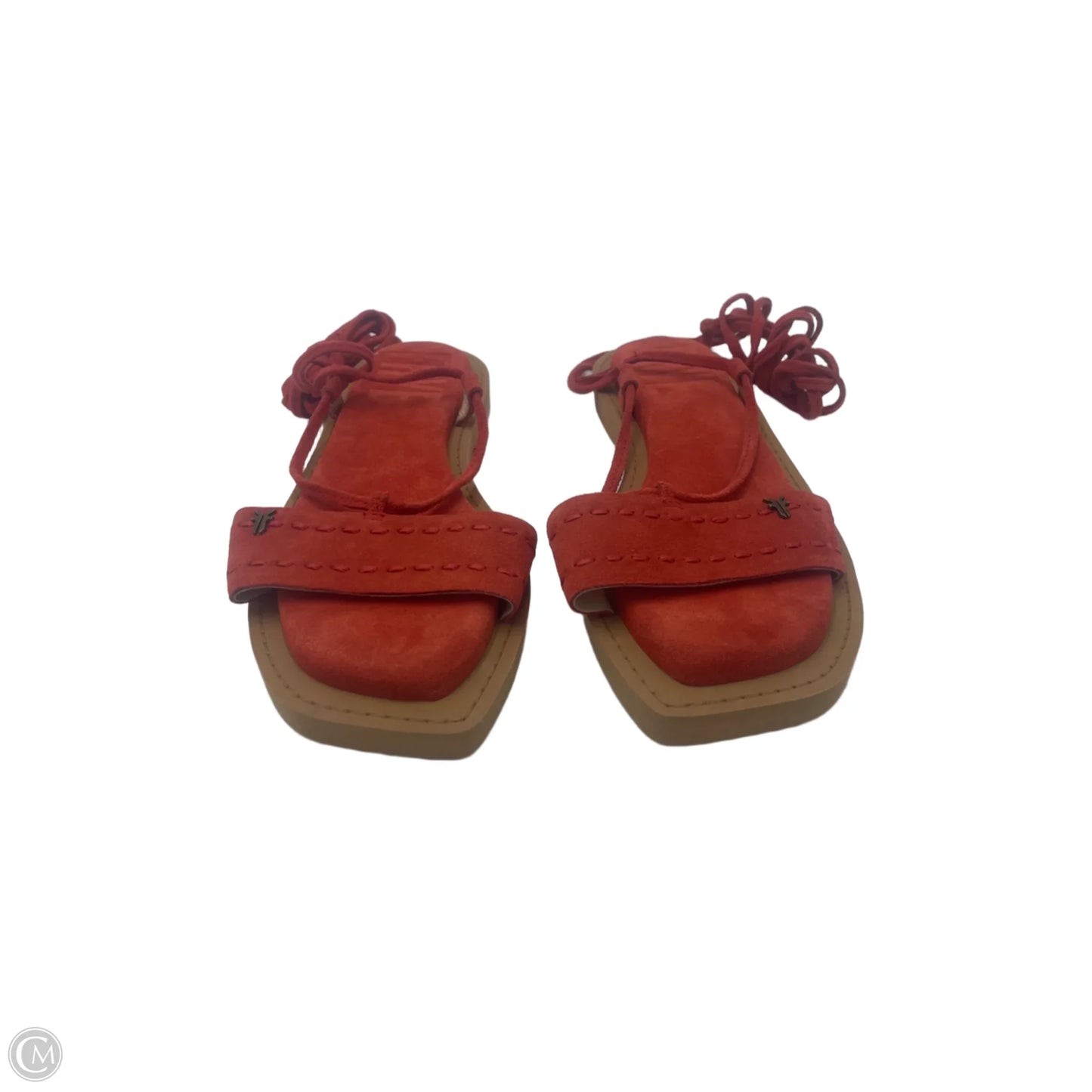 Shoes Designer By Frye In Orange, Size: 6