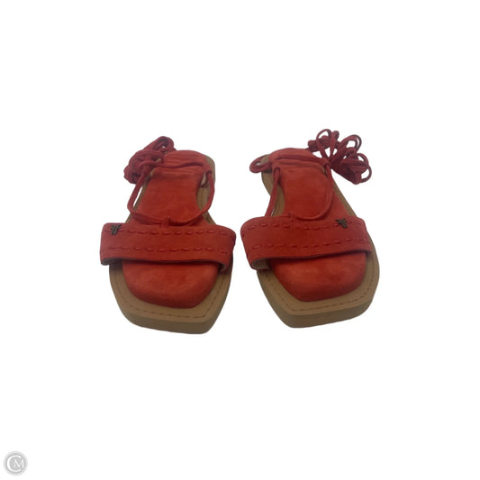 Shoes Designer By Frye In Orange, Size: 6