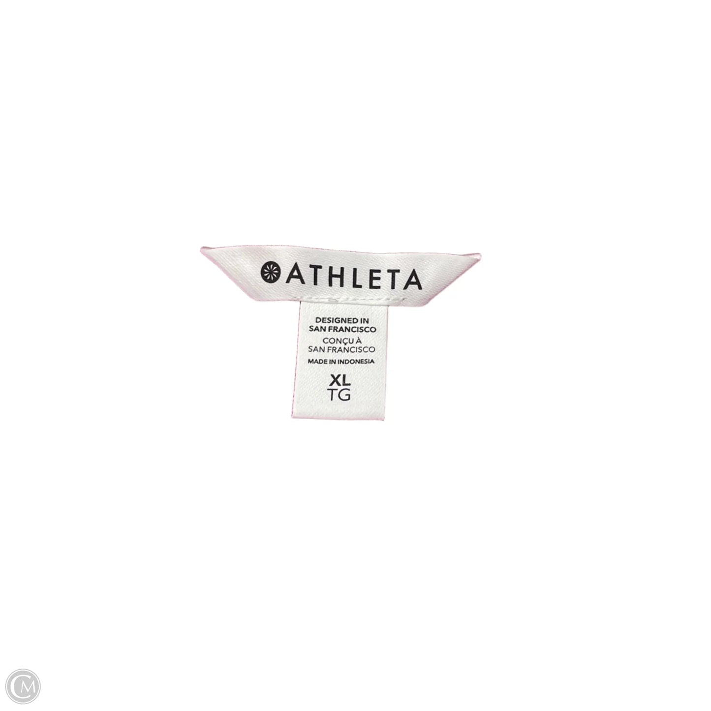 Athletic Top Short Sleeve By Athleta In Pink, Size: Xl