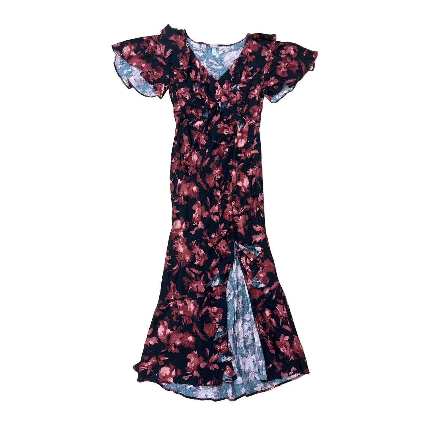 Dress Casual Maxi By A New Day In Black & Red, Size: S