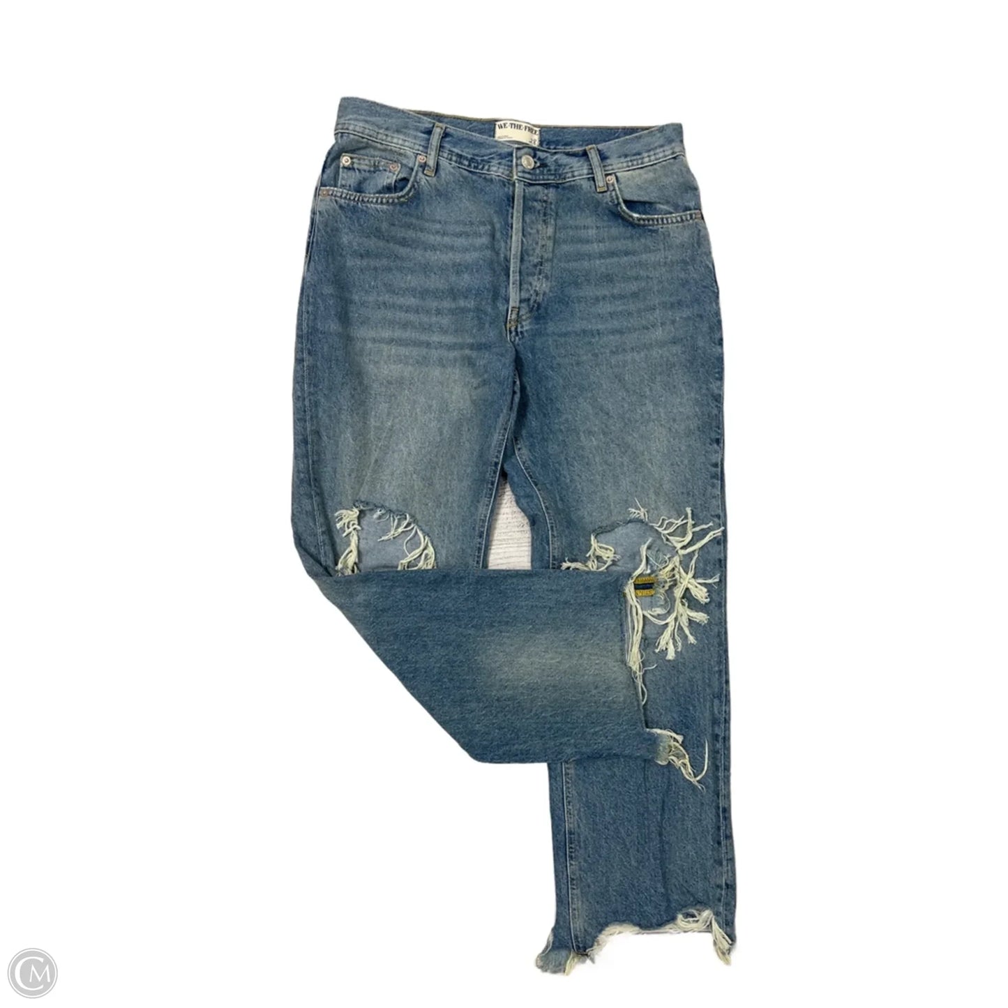 Jeans Straight By We The Free In Blue Denim, Size: 6