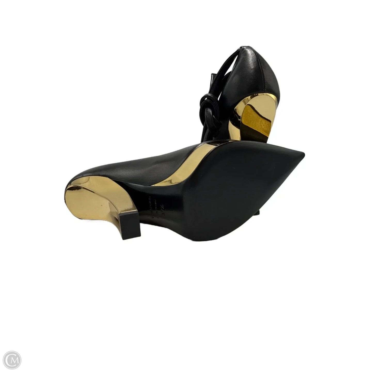 Tom Ford Lux Nappa Tie Luxury Designer Heels, Size: 7.5