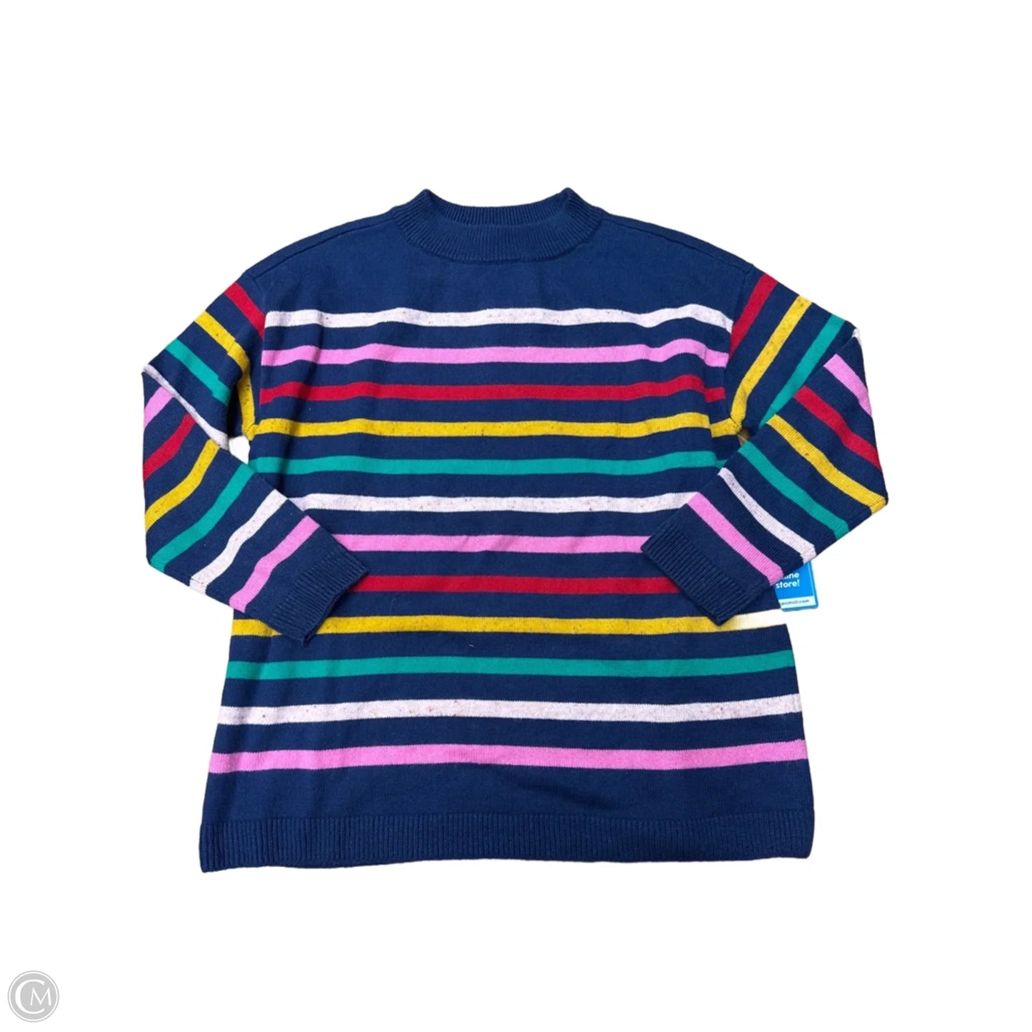 Sweater By Talbots In Striped Pattern, Size: Xlp