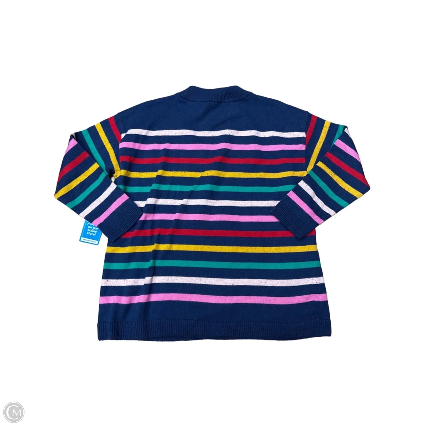 Sweater By Talbots In Striped Pattern, Size: Xlp