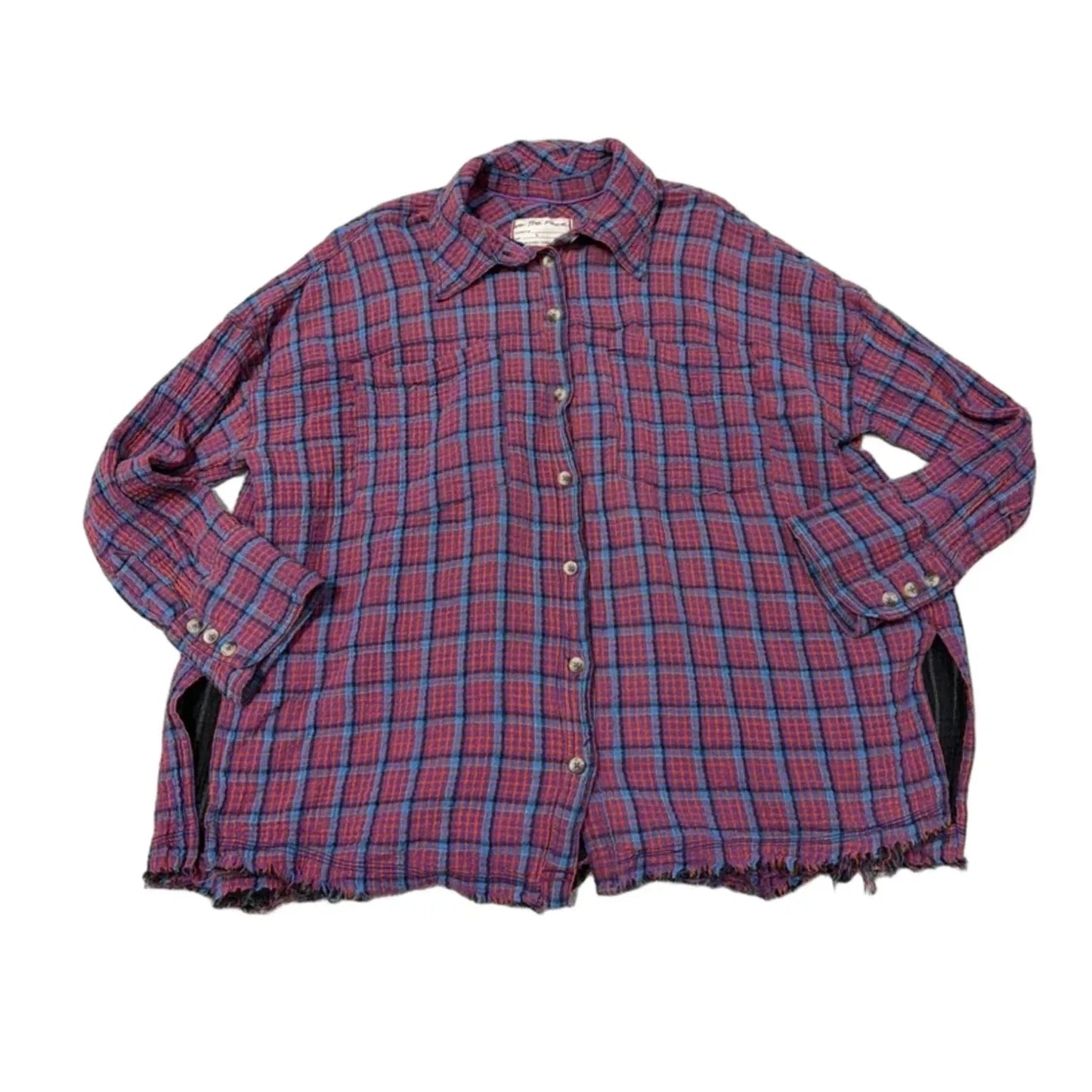 Blouse Long Sleeve By We The Free In Purple, Size: S