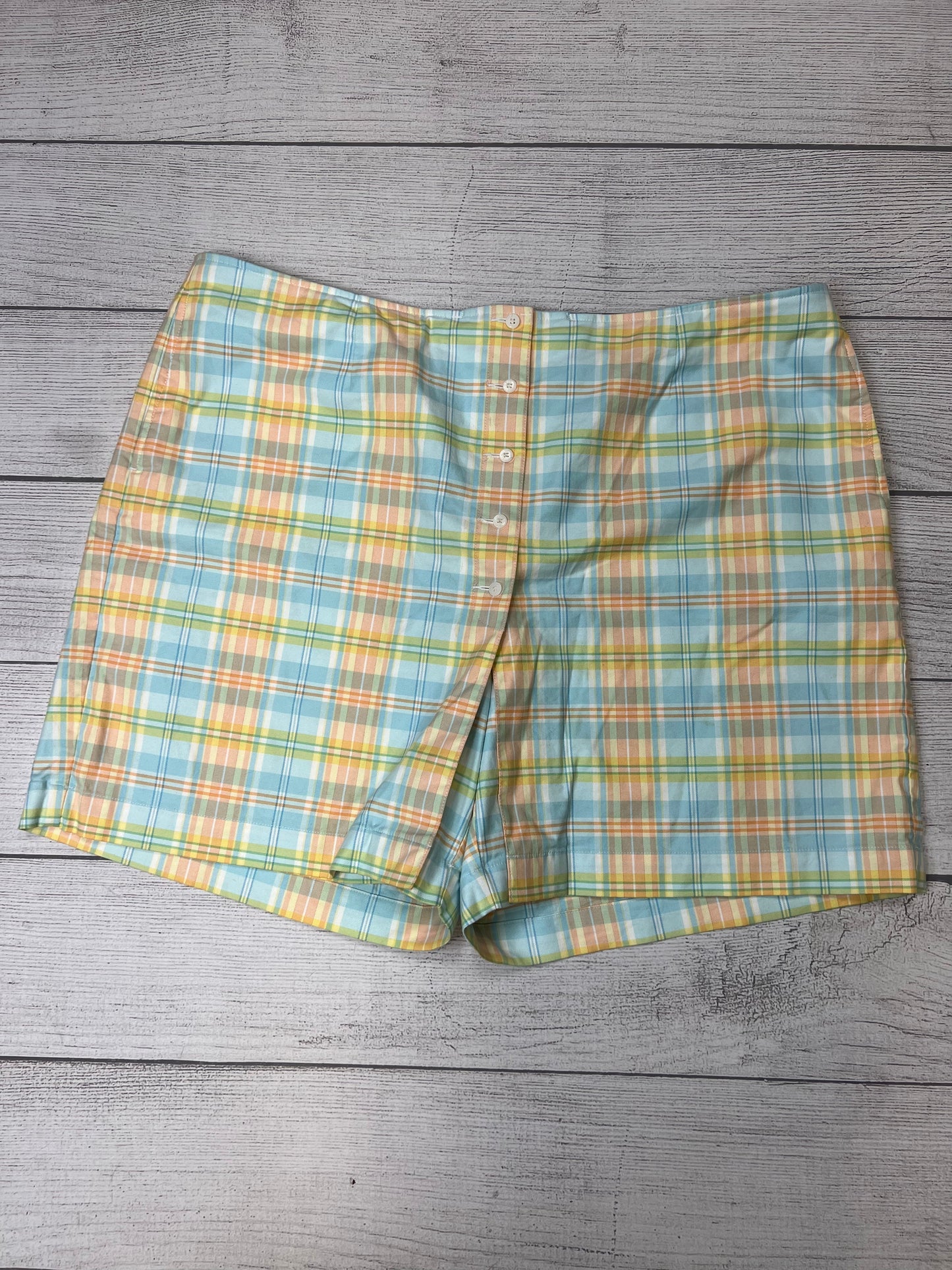 Plaid Athletic Skirt Skort Liz Claiborne, Size 24