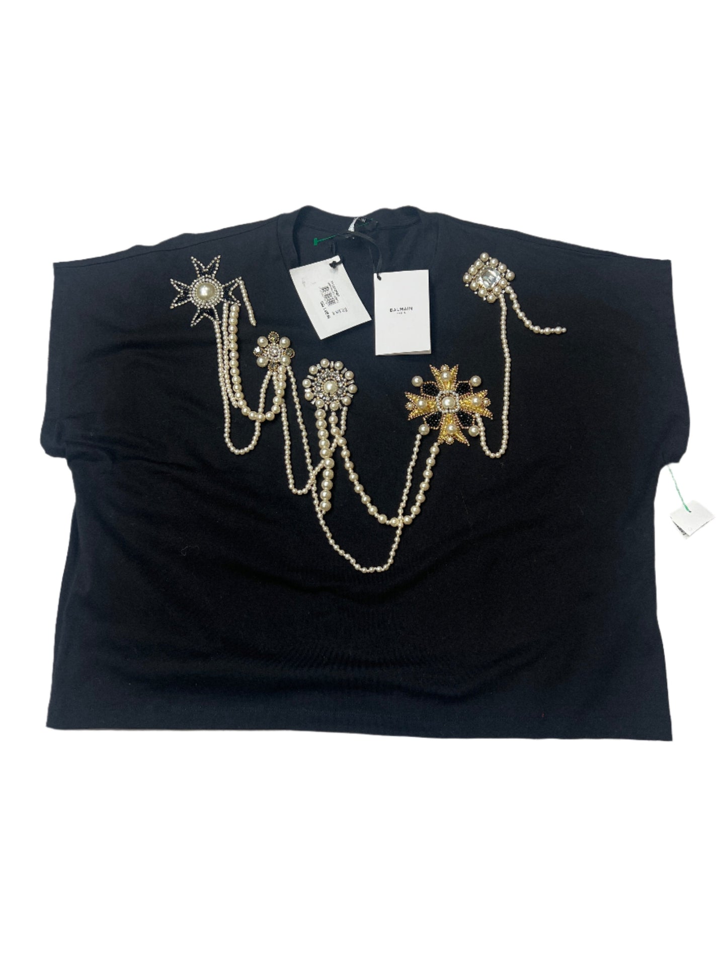 New! Balmain Designer LuxuryTop  Size: XXL