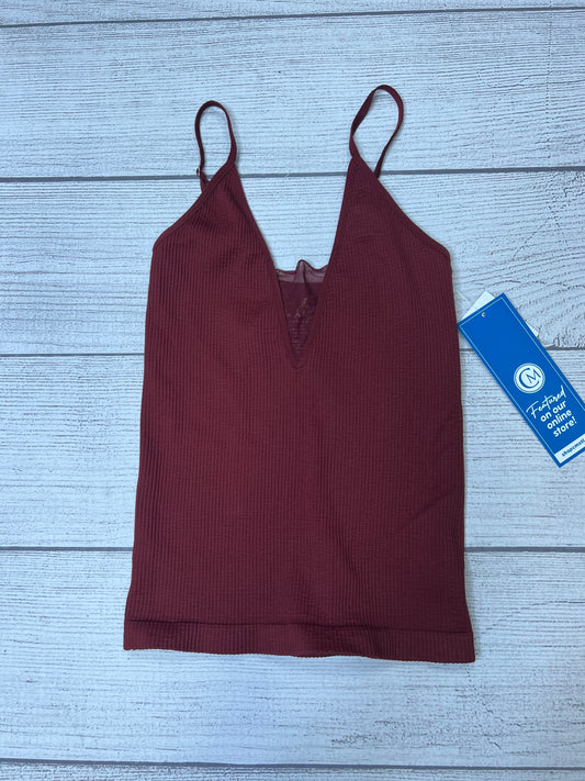 Maroon Tank Basic Cami Free People, Size Xs