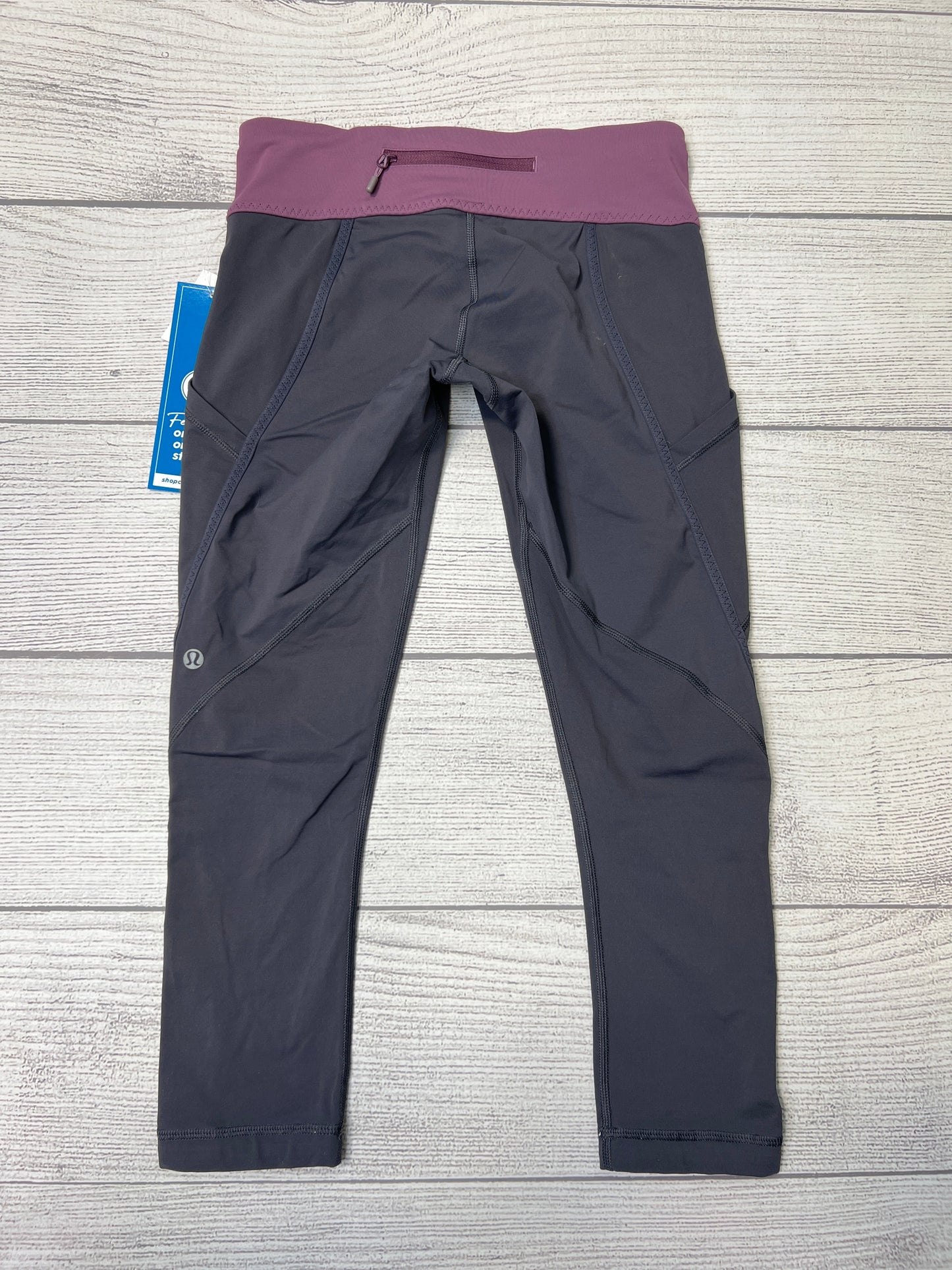 Grey Athletic Capris Lululemon, Size S