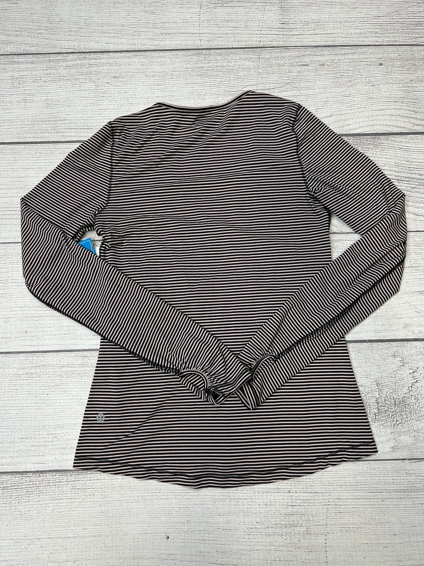 Striped Athletic Top Long Sleeve Crewneck Lululemon, Size S