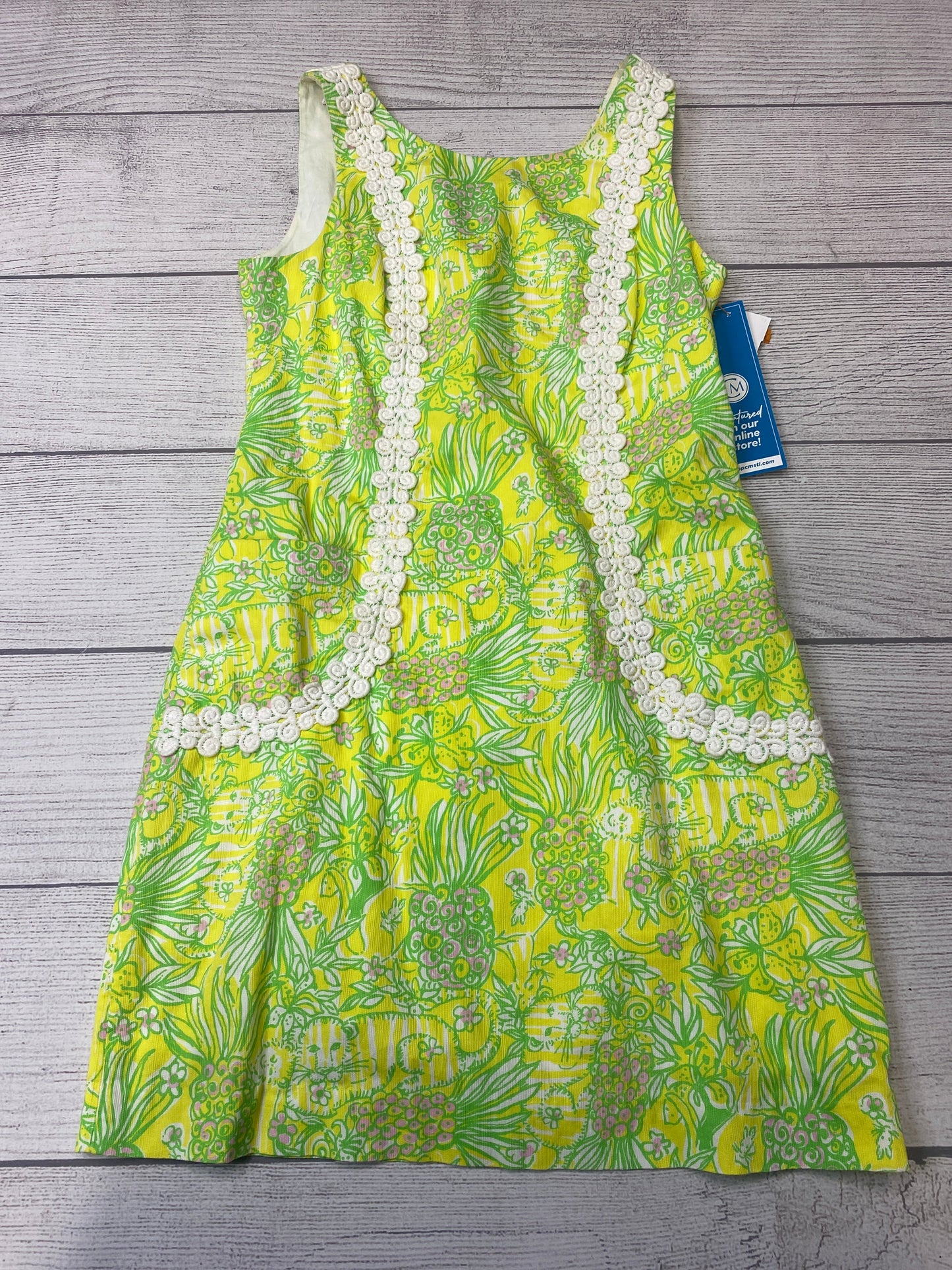 Yellow Dress Casual Short Lilly Pulitzer, Size S