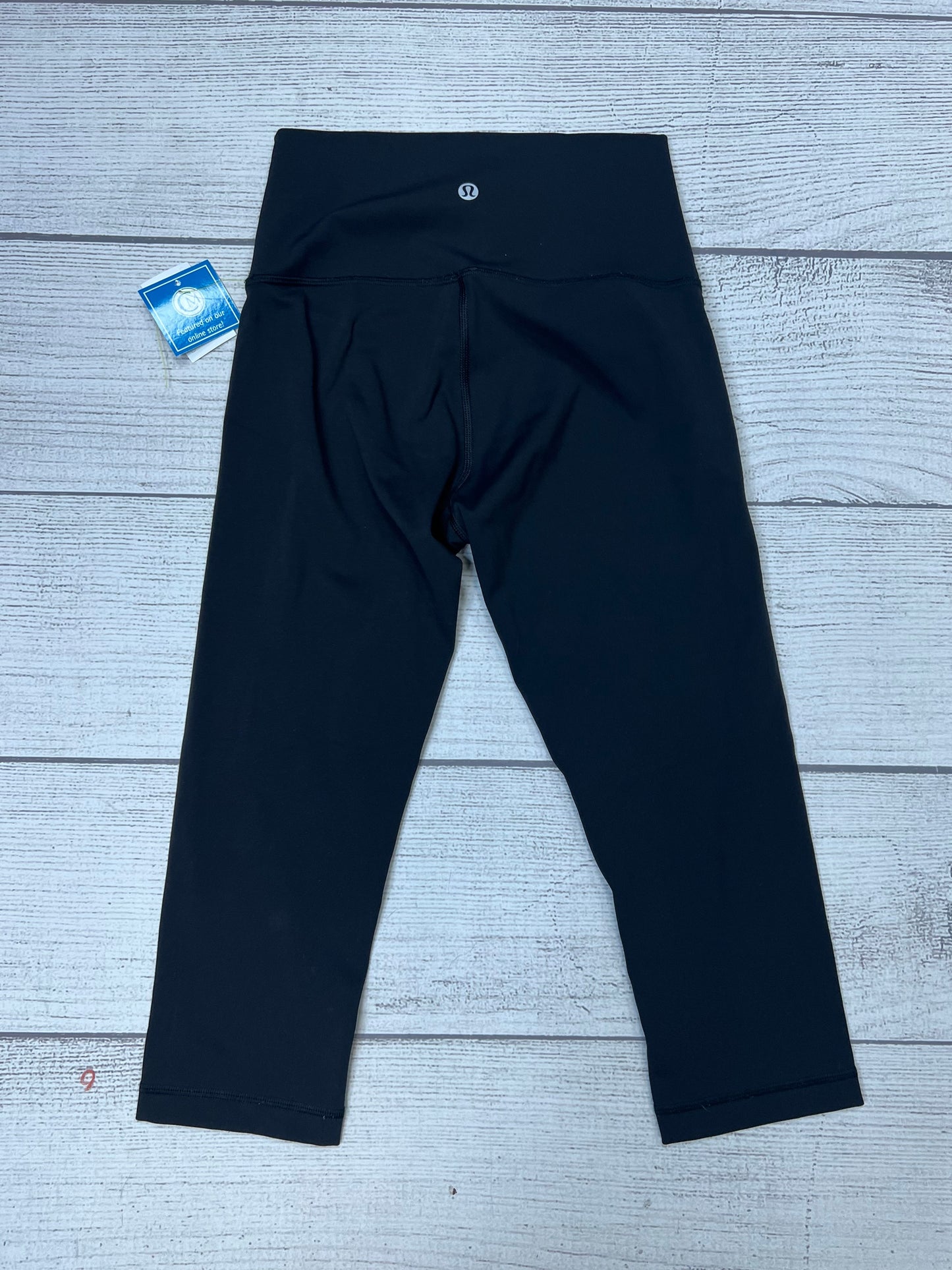 Black Athletic Capris Lululemon, Size S