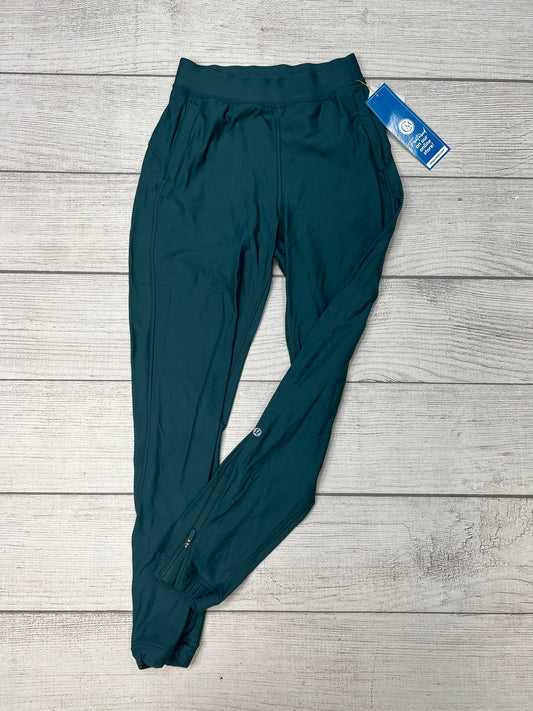 Athletic Pants By Lululemon In Turquoise, Size: S