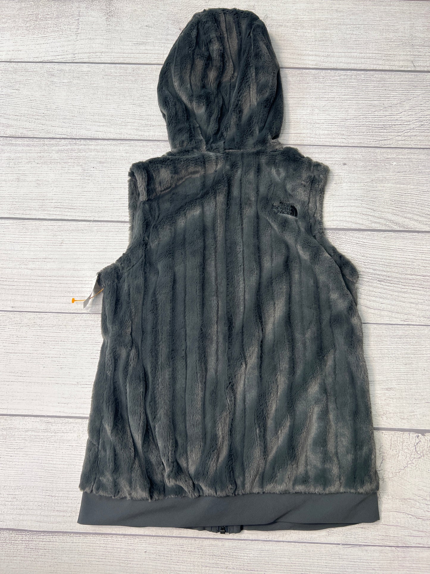 Vest Fleece By North Face In Grey, Size: S