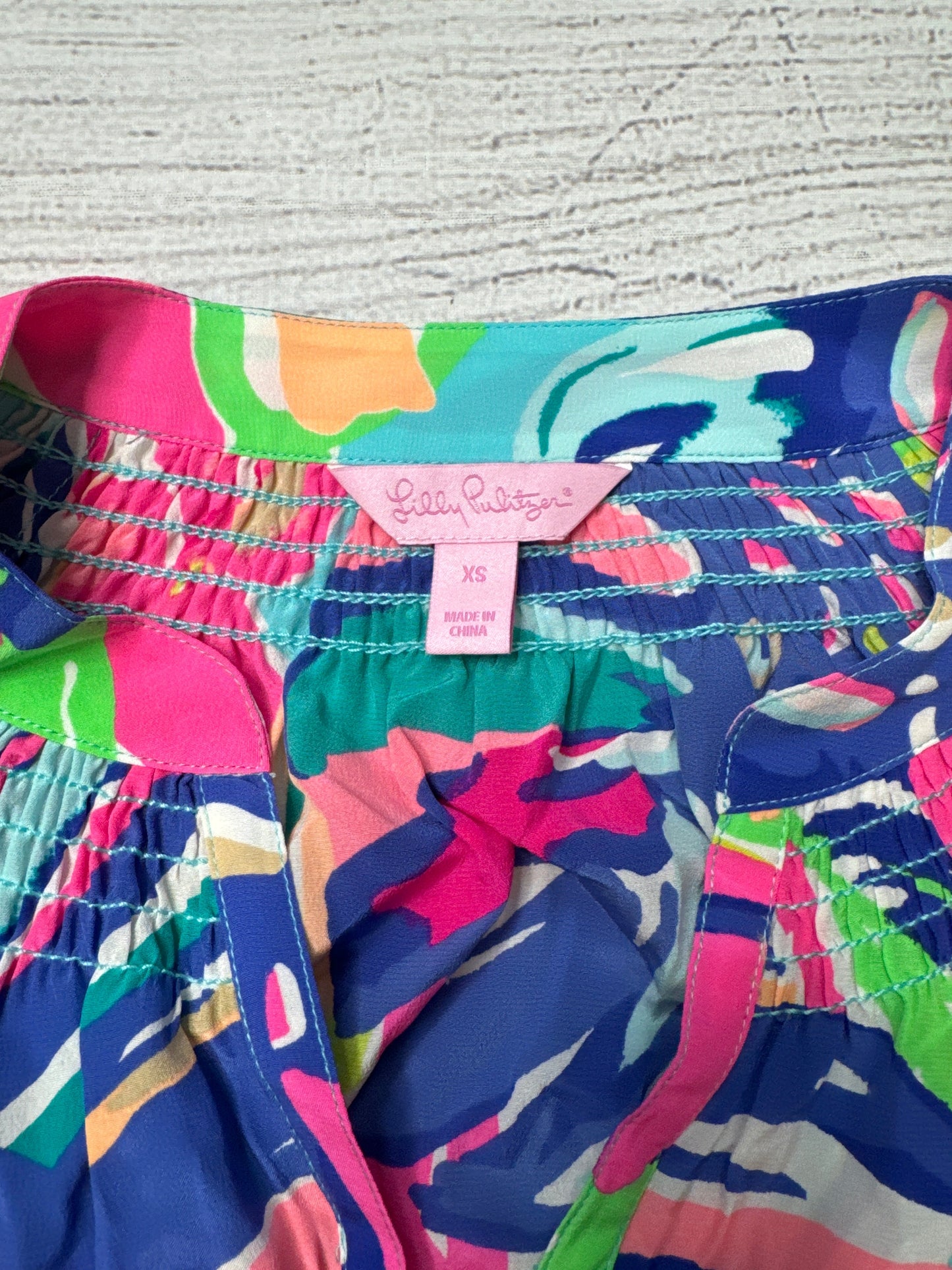 Top Long Sleeve By Lilly Pulitzer In Multi-colored, Size: Xs