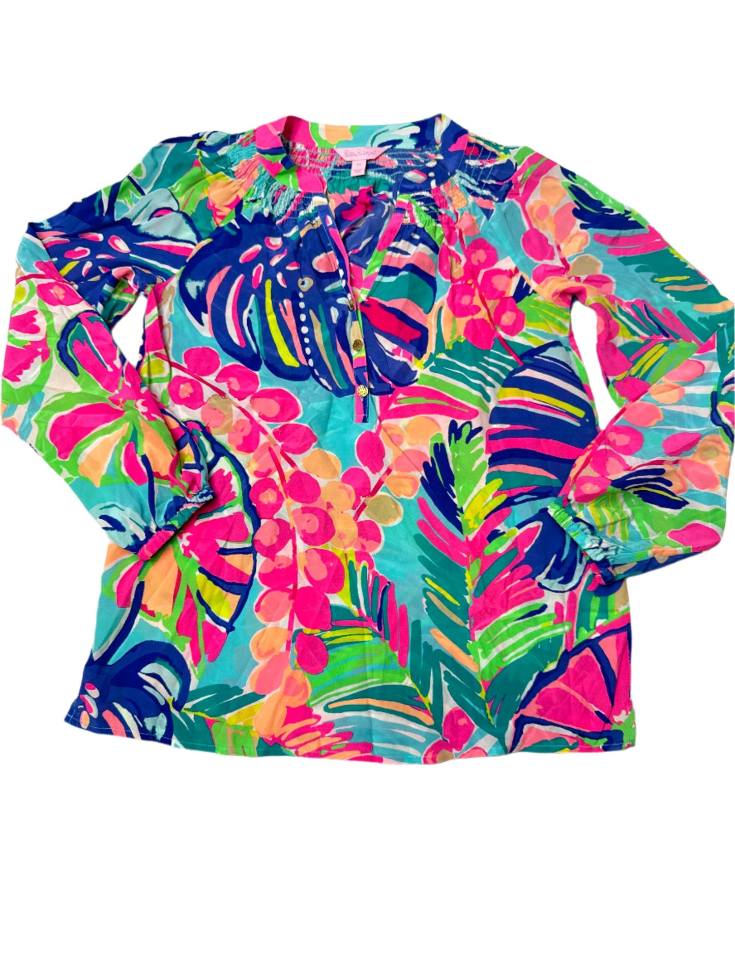 Top Long Sleeve By Lilly Pulitzer In Multi-colored, Size: Xs