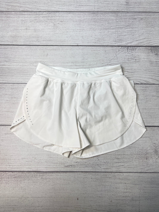 Athletic Shorts By Lululemon In White, Size: S