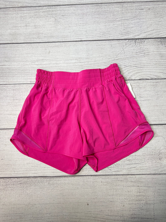 Athletic Shorts By Lululemon In Fuschia, Size: S