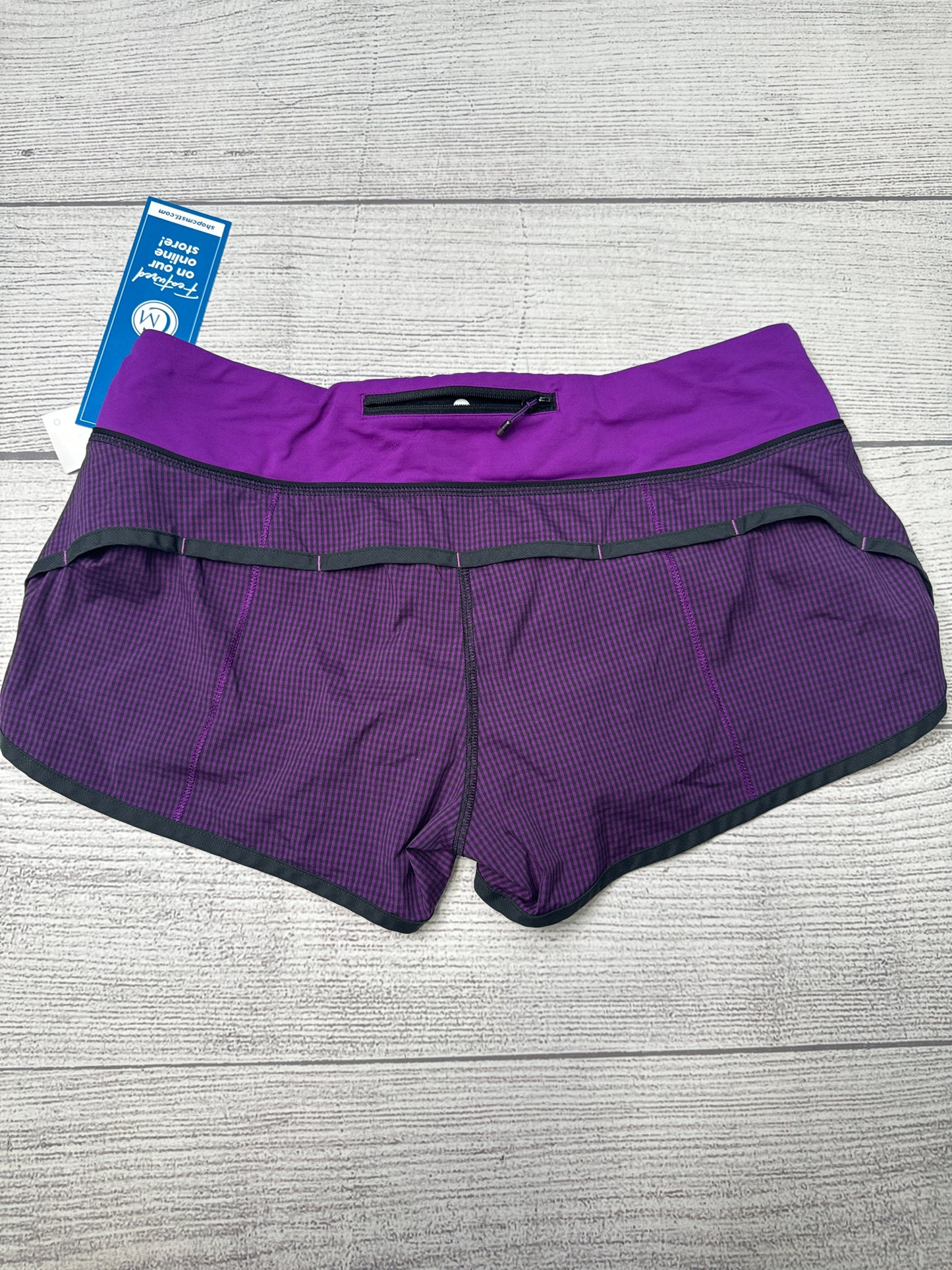 Athletic Shorts By Lululemon In Purple, Size: M