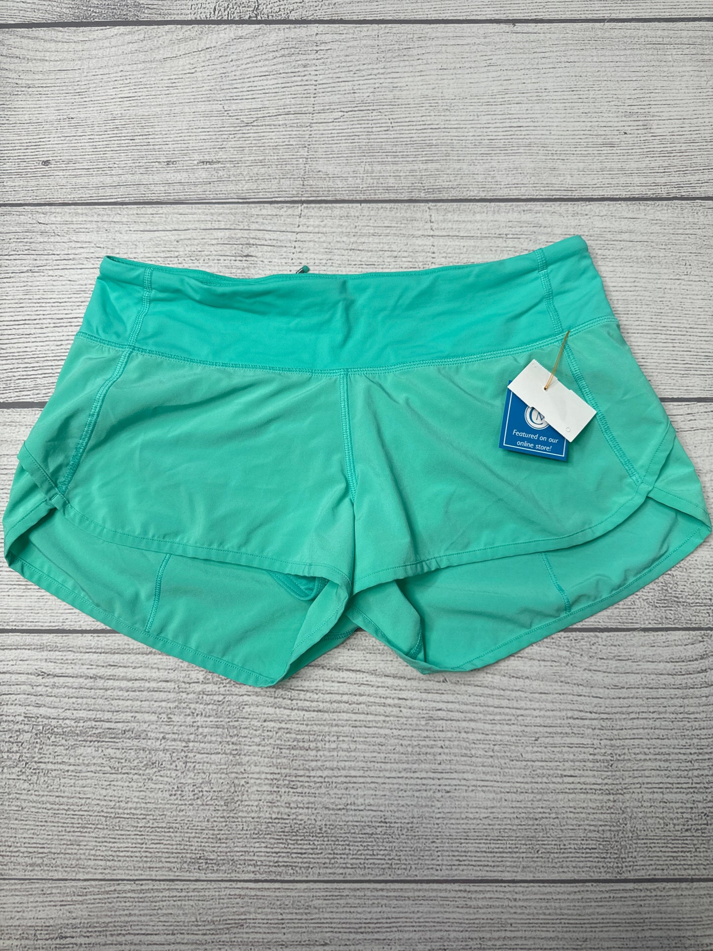 Athletic Shorts By Lululemon In Green, Size: S