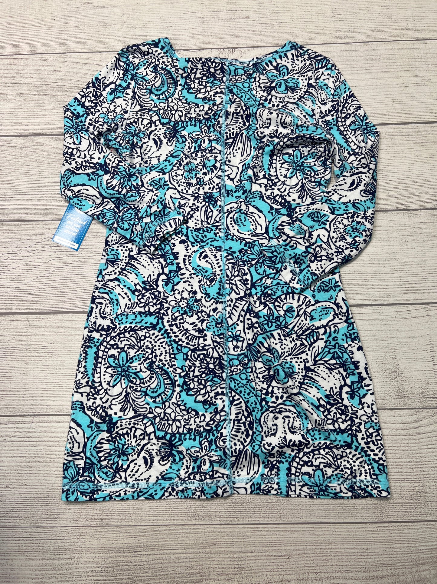 Dress Casual Short By Lilly Pulitzer In Blue & White, Size: M