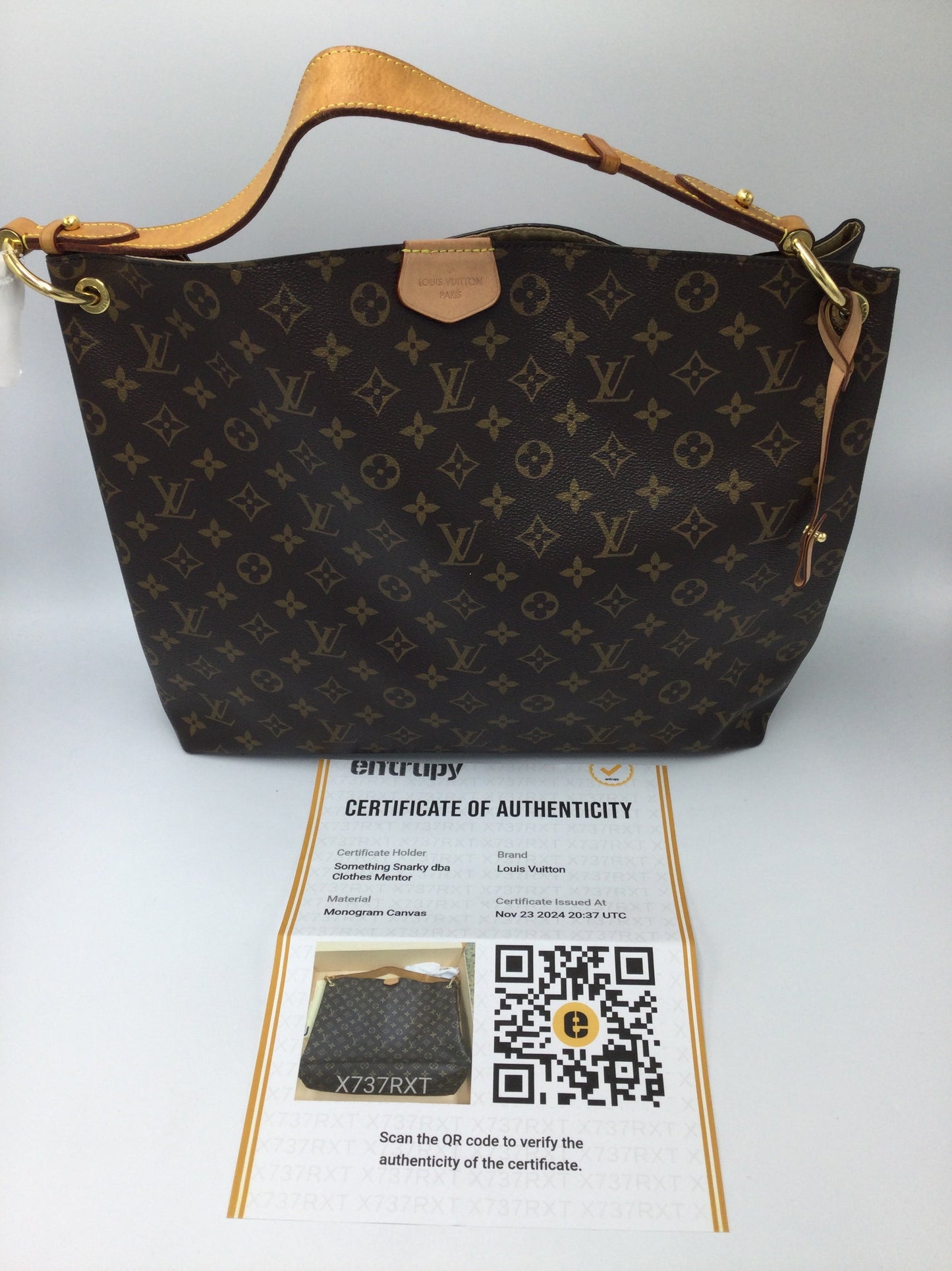 Louis Vuitton Graceful PM Designer Luxury Handbag