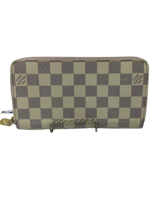 Louis Vuitton Zip Around Damier Luxury Designer Wallet