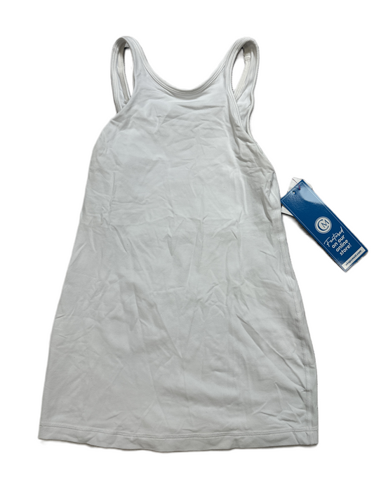 Athletic Tank Top By Lululemon In White, Size: S