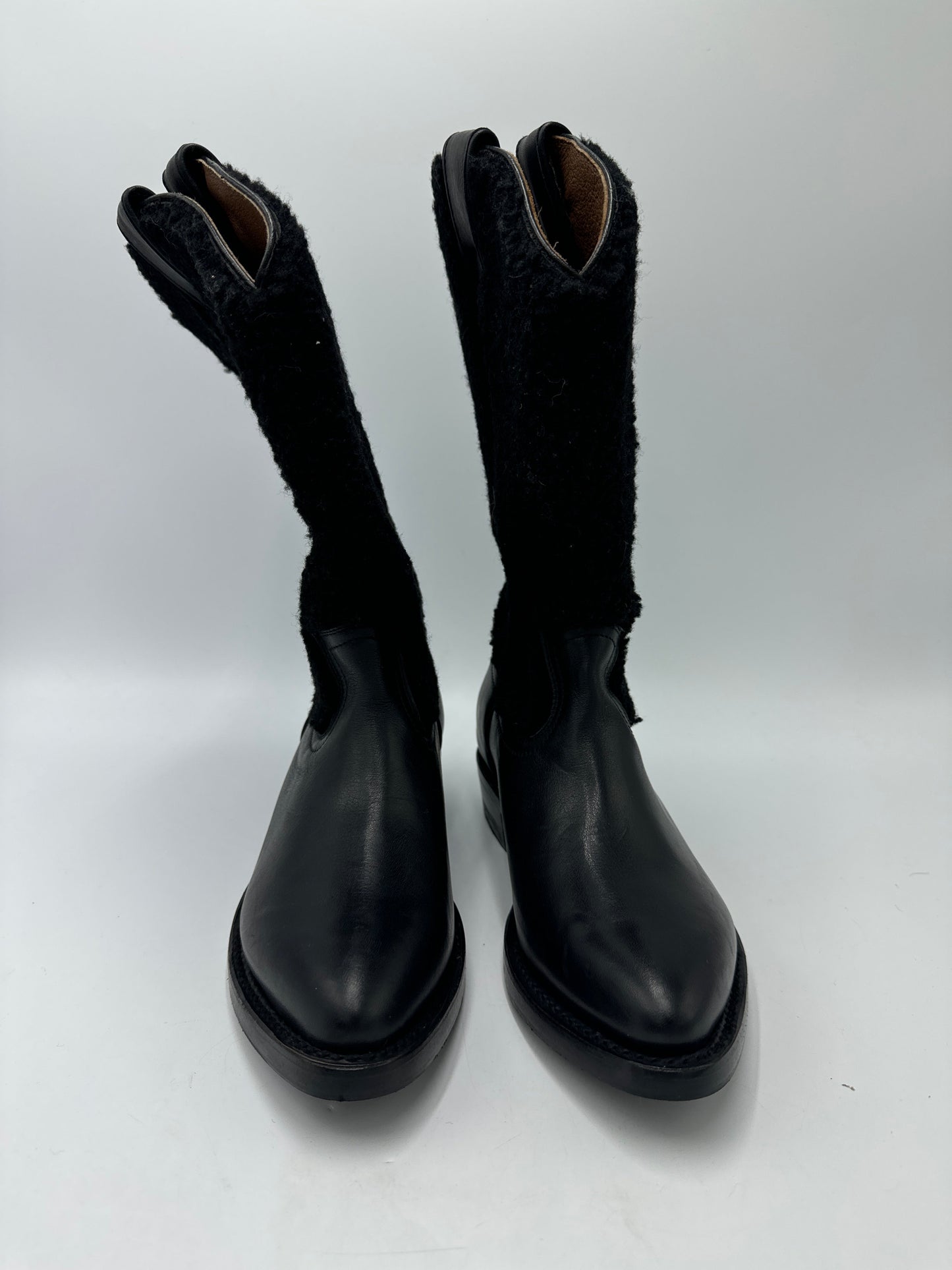 Boots Designer By Frye In Black, Size: 6