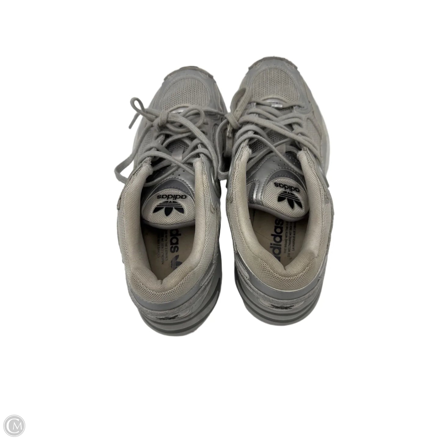 Shoes Athletic By Adidas In Grey, Size: 9