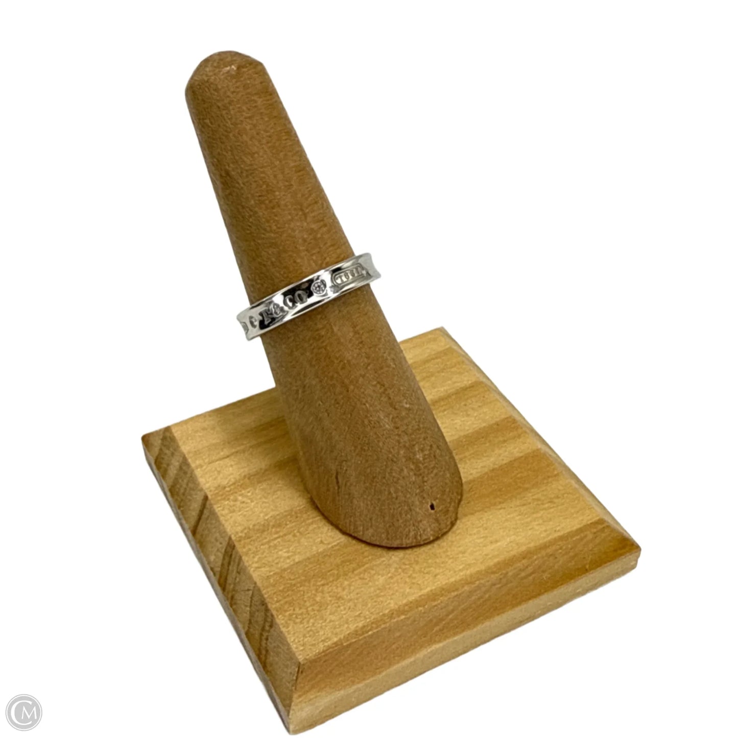 Tiffany & Company 18K White Gold w/ Diamonds 1837 Luxury Ring, Size: 6