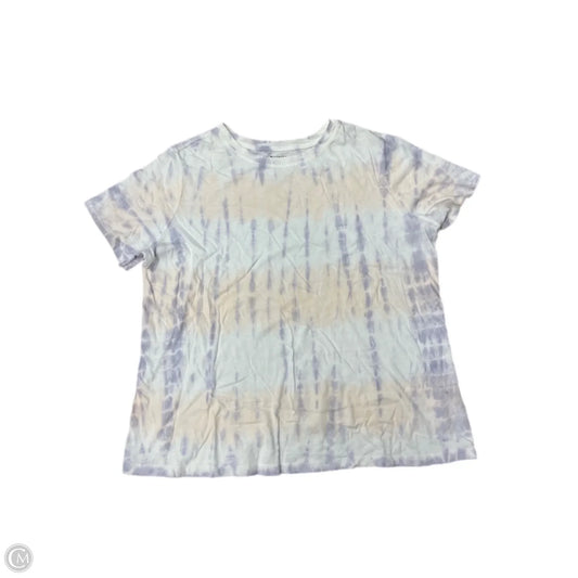 Athletic Top Short Sleeve By Athleta In Tie Dye Print, Size: 1x