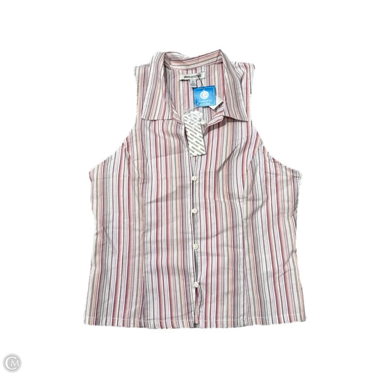 New! Top Sleeveless By Urban Outfitters In Striped Pattern, Size: L