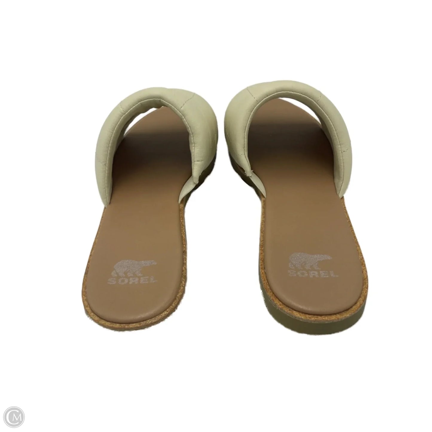 Sandals Designer By Sorel In Cream, Size: 9.5