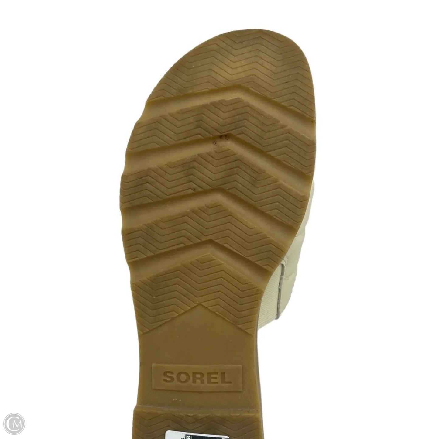 Sandals Designer By Sorel In Cream, Size: 9.5