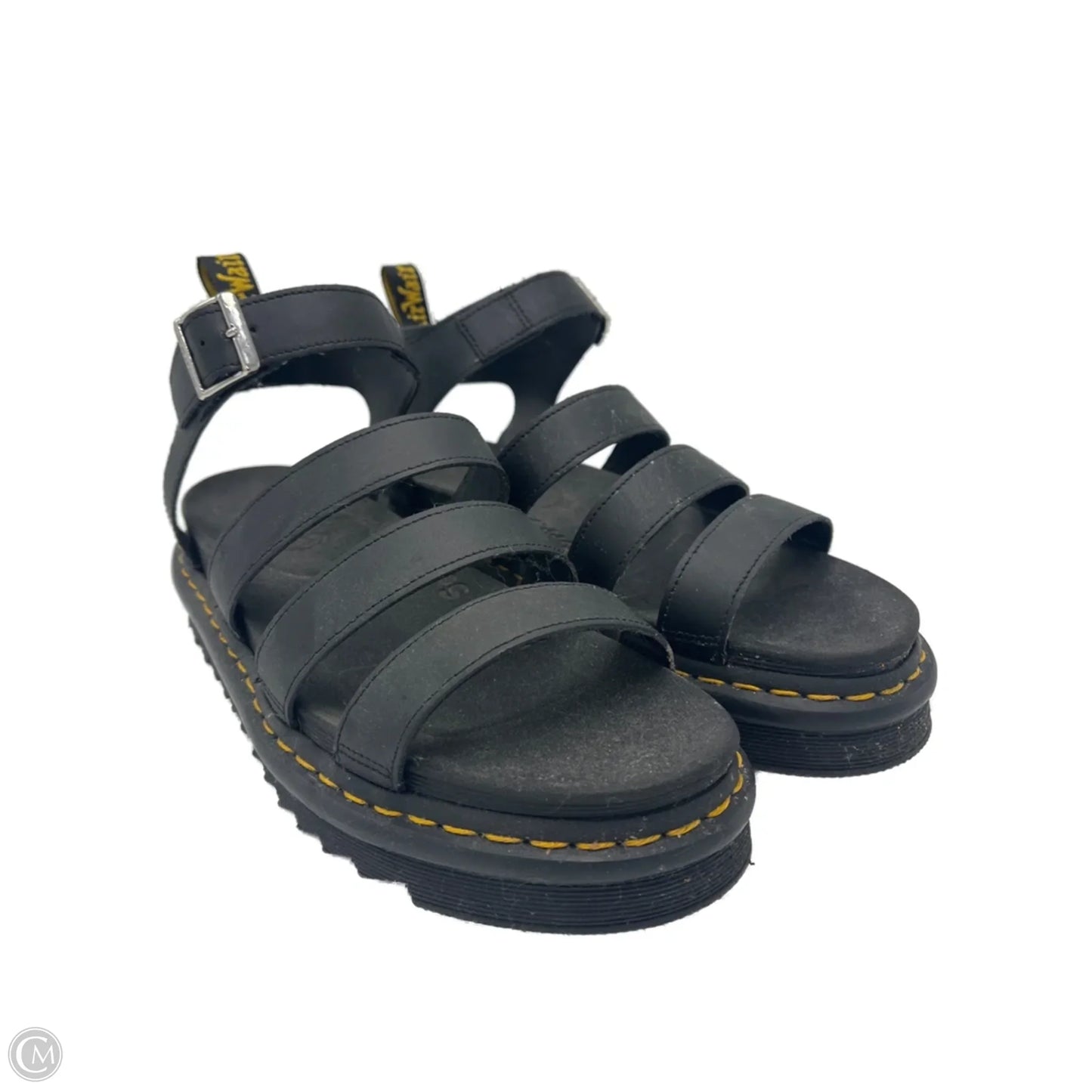 Sandals Designer By Dr Martens In Black, Size: 11