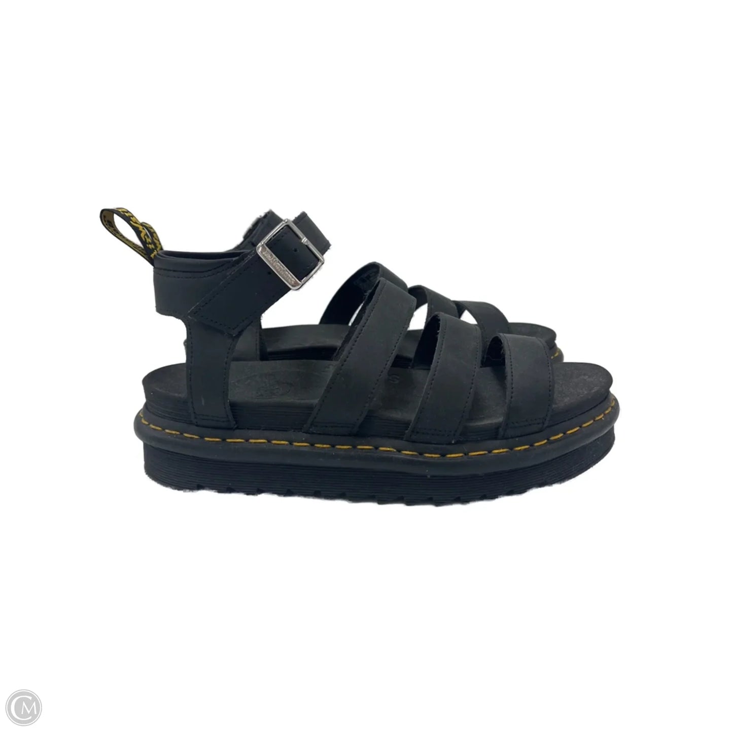 Sandals Designer By Dr Martens In Black, Size: 11
