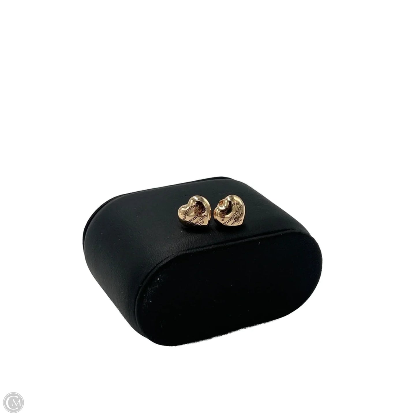 Tiffany & Company Full Heart 18K Luxury Designer Earrings