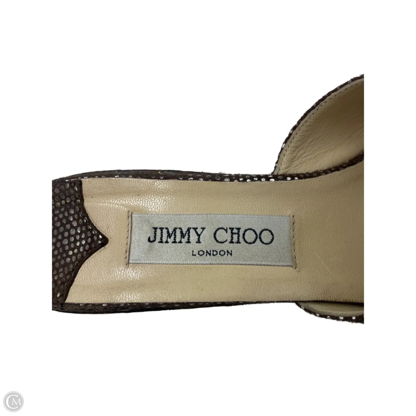 Shoes Luxury Designer By Jimmy Choo In Brown, Size: 11 (41)