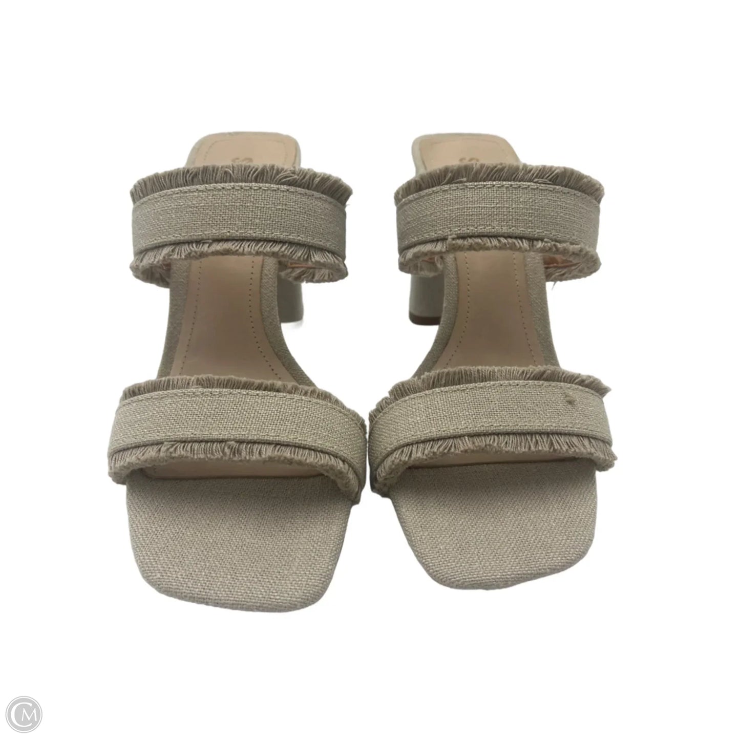 New! Shoes Heels Block By Schutz In Tan, Size: 8