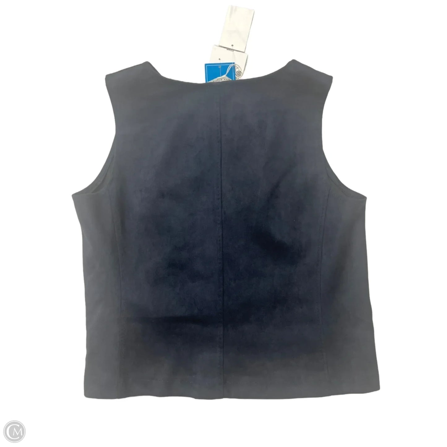 Top Sleeveless By Max Studio In Navy, Size: L