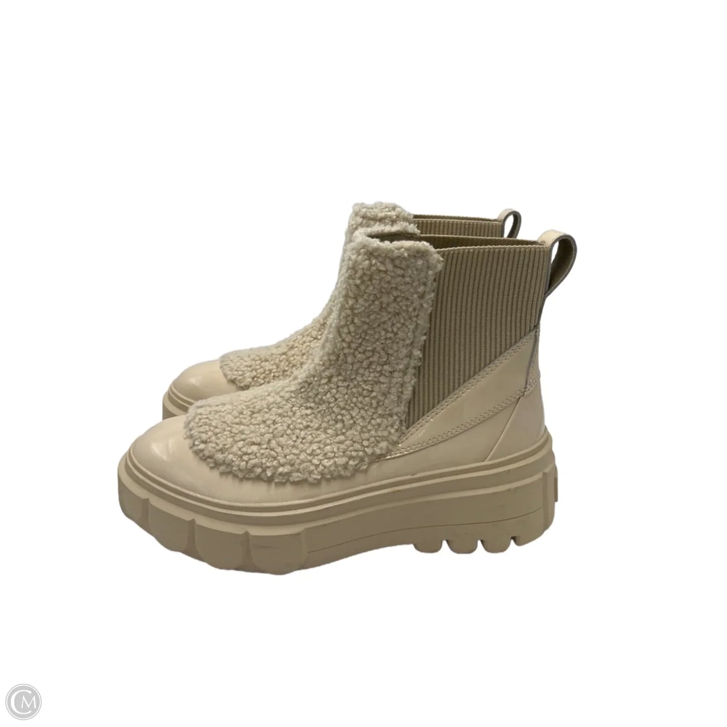 Boots Ankle Flats By Sorel In Cream, Size: 7.5