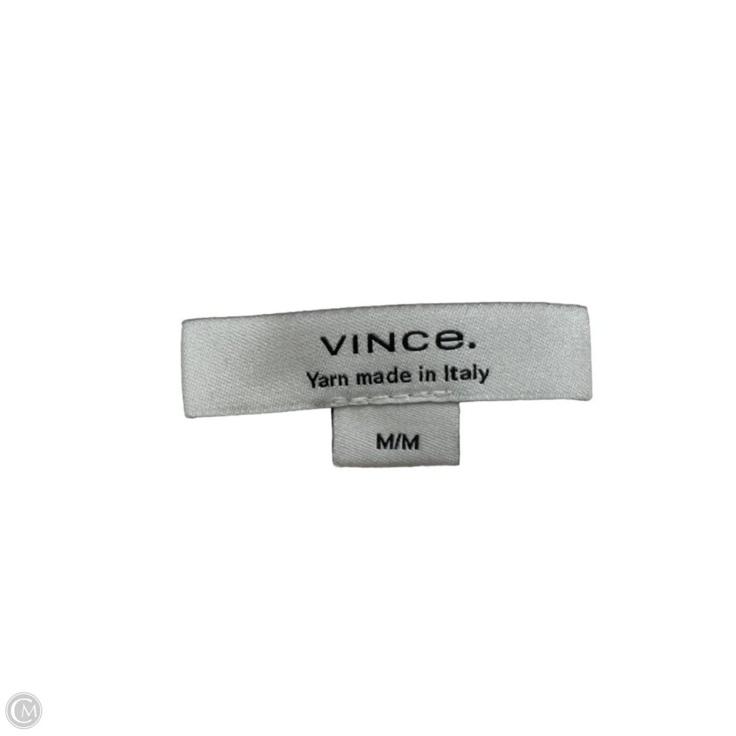 Top Long Sleeve By Vince In White, Size: M
