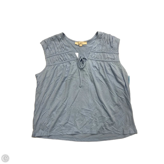 Top Sleeveless By Loft In Blue, Size: Xs