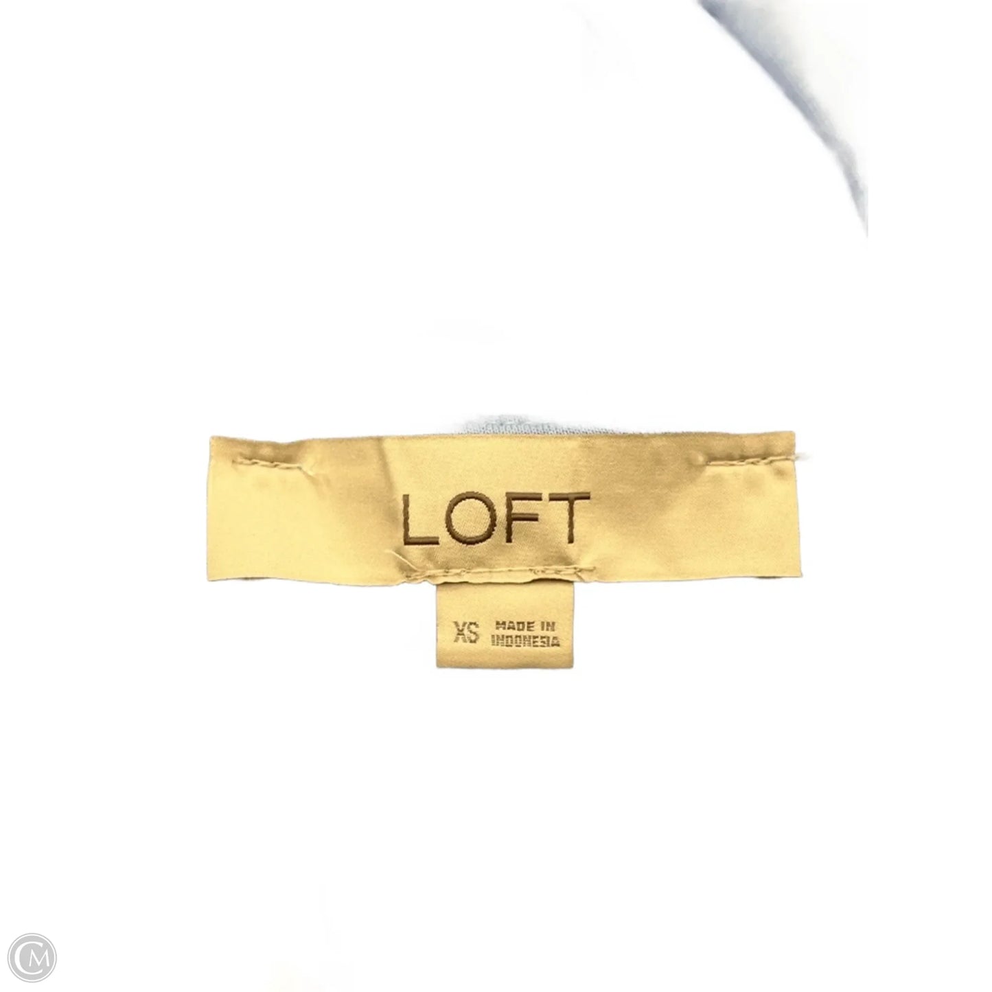 Top Sleeveless By Loft In Blue, Size: Xs