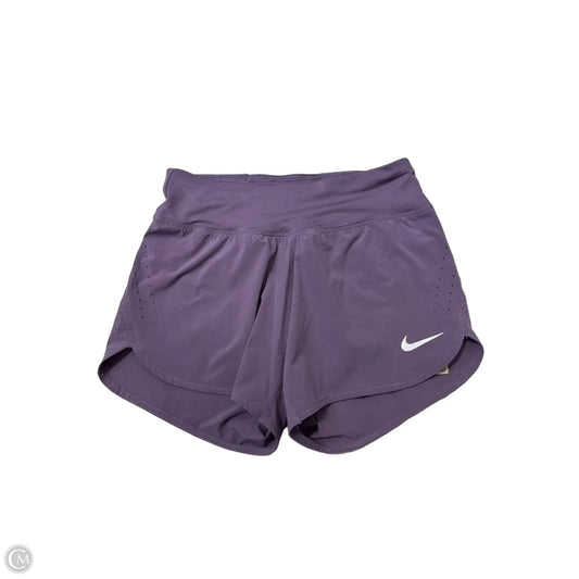 Athletic Shorts By Nike Apparel In Purple, Size: S