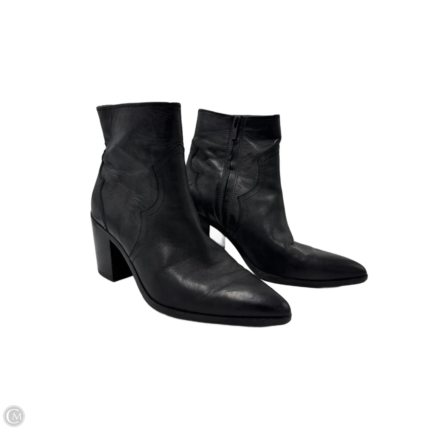 Boots Designer By Frye In Black, Size: 9