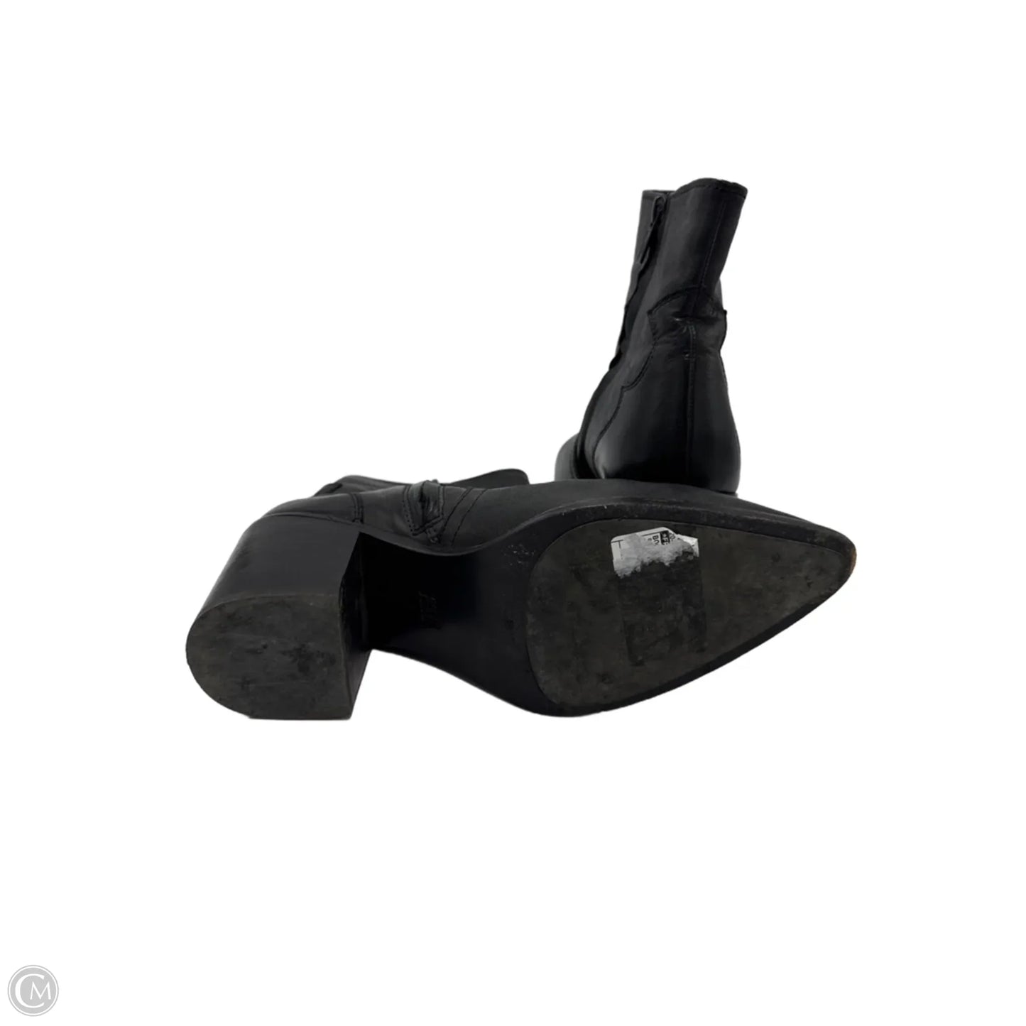 Boots Designer By Frye In Black, Size: 9